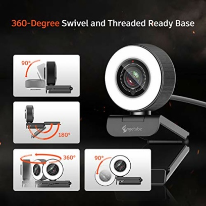 angetube hd gaming webcam 1080p