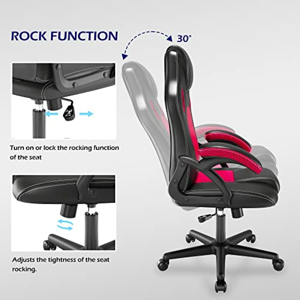 Play haha.Gaming chair Office Swivel chair Computer Work chair Desk ...