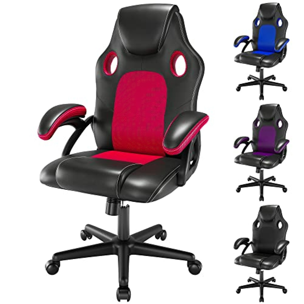Play haha.Gaming chair Office Swivel chair Computer Work chair Desk ...
